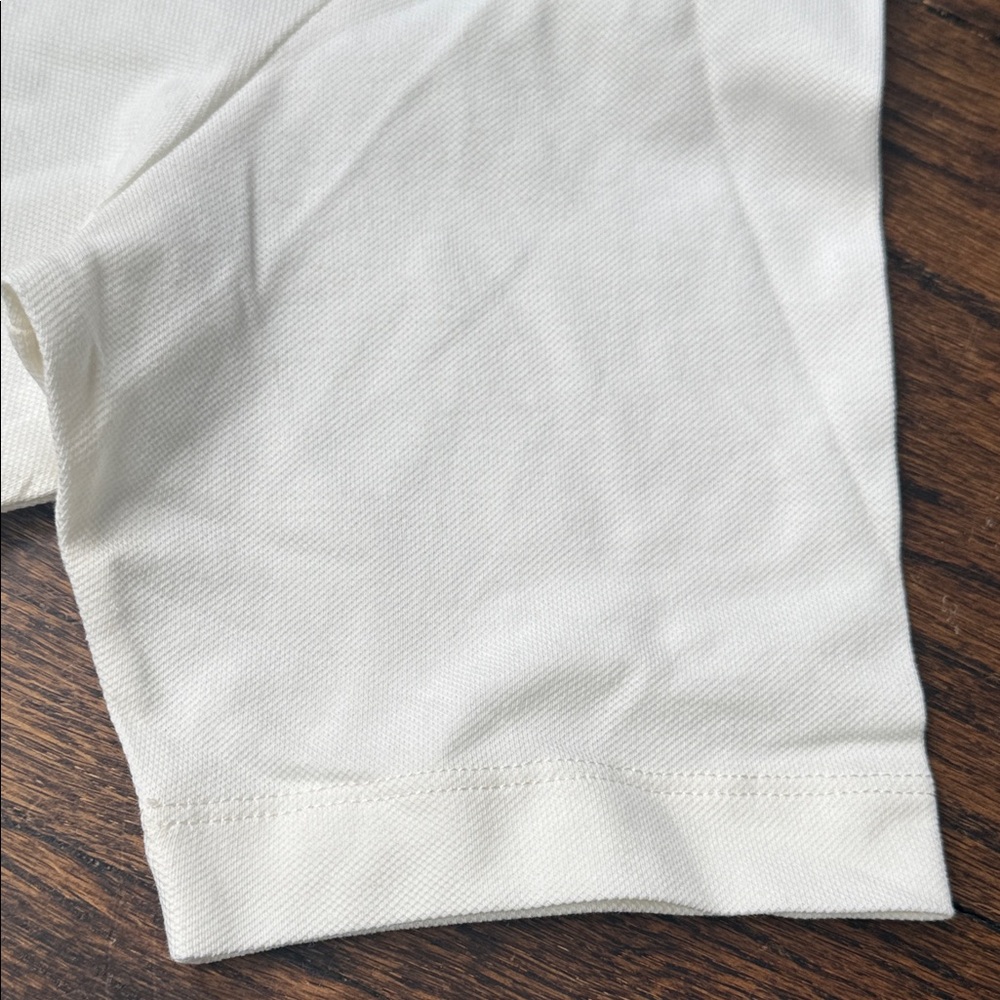 NWT Tommy Hilfiger Women's White Button Down Shirt size small. Color is Ecru - Picture 11 of 15